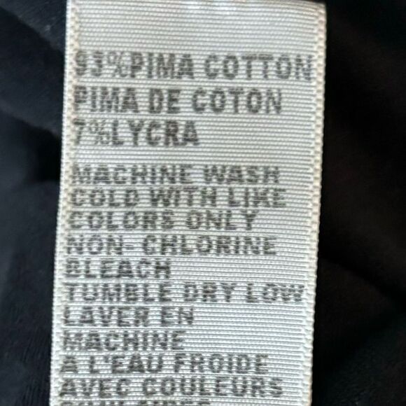 James Perse Midi Black Dress Jersey Size 4 - Picture 6 of 8